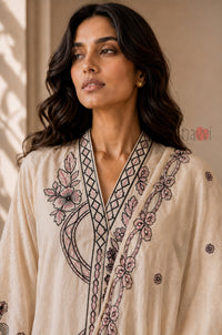 Regal Floral Embroidered Suit Set