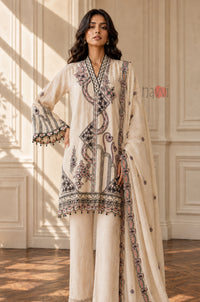 Regal Floral Embroidered Suit Set