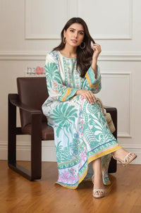 Tropical Bloom Printed Dress
