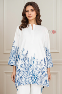 Classic Floral Charm Kurta Pant Set