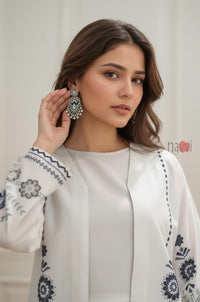 Indigo Blossom Linen Lounge Set