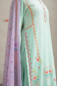 Mint Blossom Luxe Suit Set