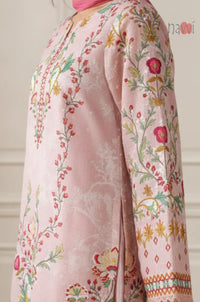 Rose Garden Embroidered Kurta Set