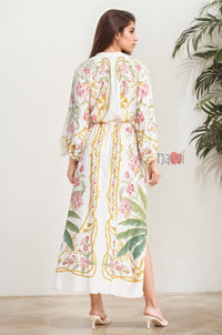 Floral Paradise Resort Dress - Navvi.in