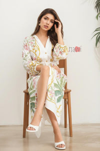 Floral Paradise Resort Dress - Navvi.in
