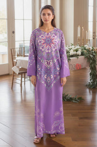 Mauve Royale Kaftan Dress