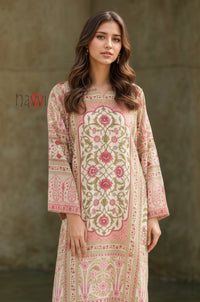 Floral Printed Long Kaftan Dress