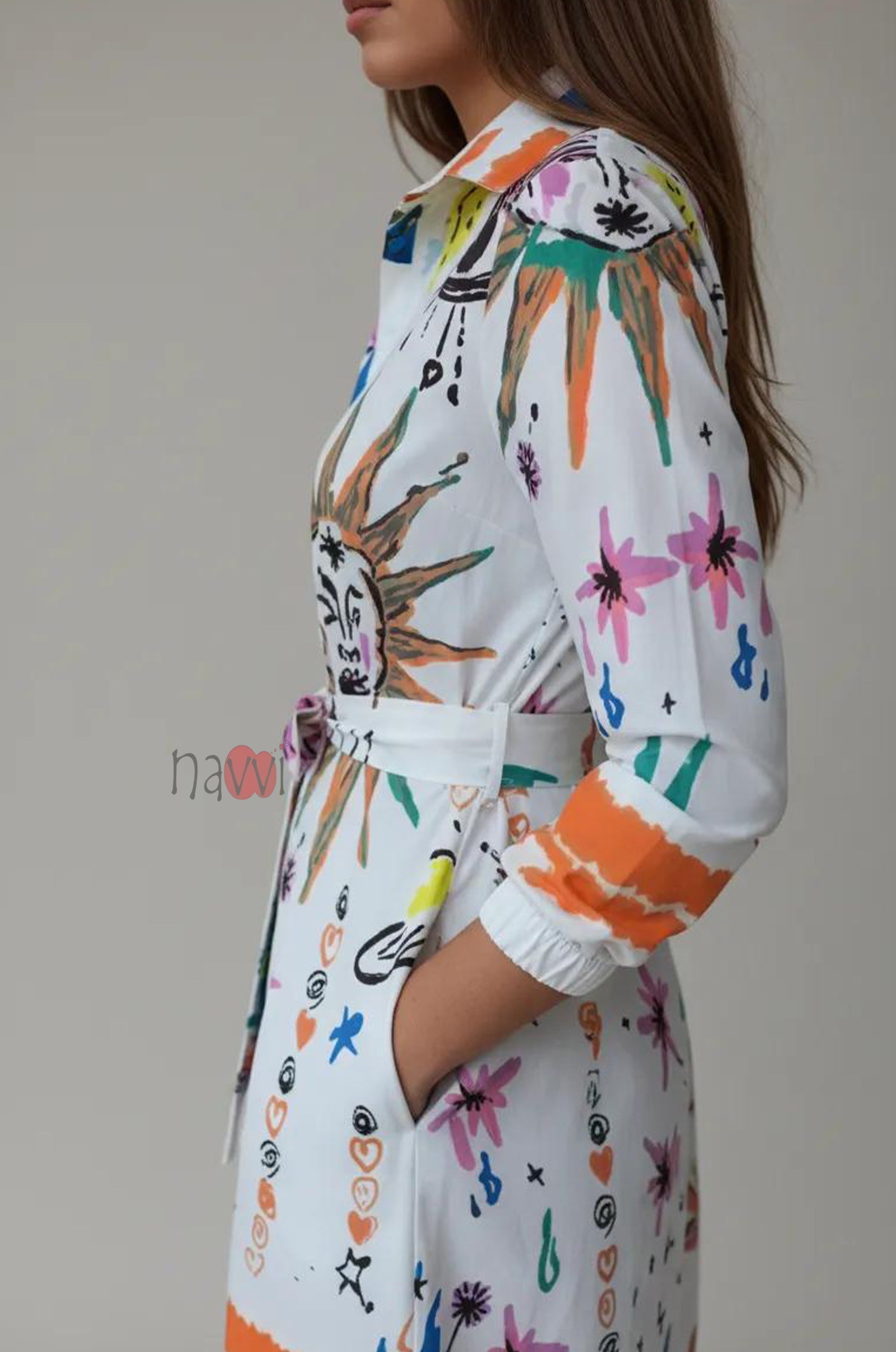 Urban Muse Western Wear Shirt Dress