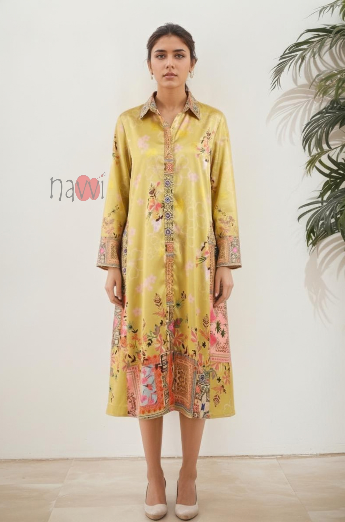 Floral Printed Long Kurta