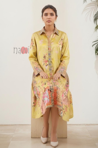 Floral Printed Long Kurta