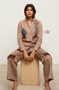 Desert Tribe Printed Linen Shirt