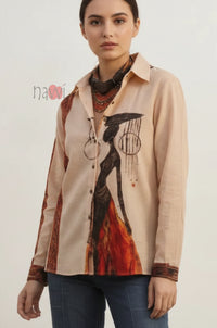 Ethnic Muse Printed Linen Shirt