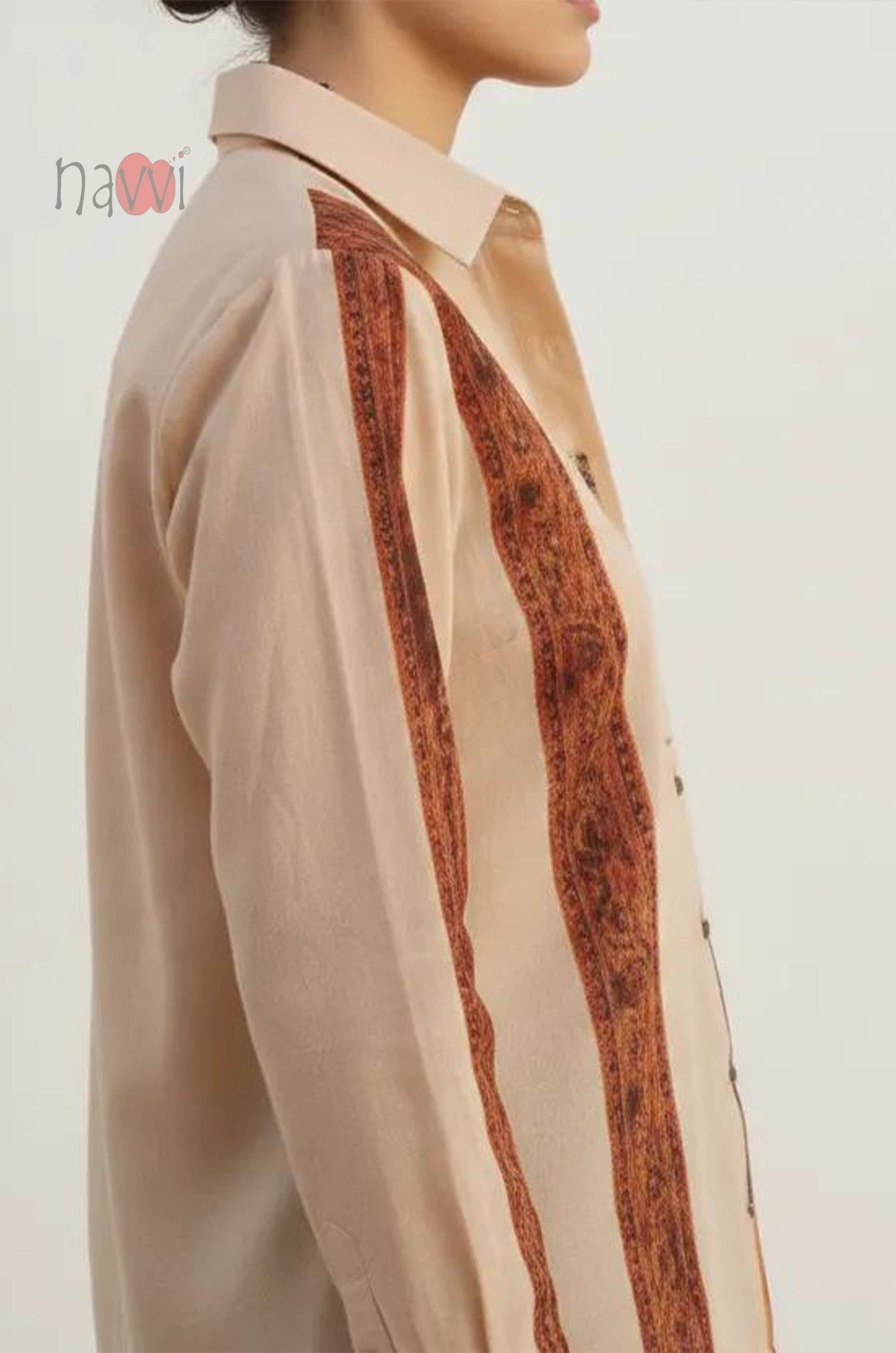 Ethnic Muse Printed Linen Shirt