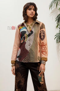 Cultural Fusion Printed Shirt