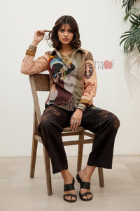 Cultural Fusion Printed Shirt