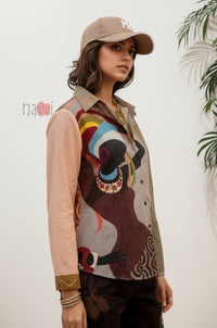 Cultural Fusion Printed Shirt
