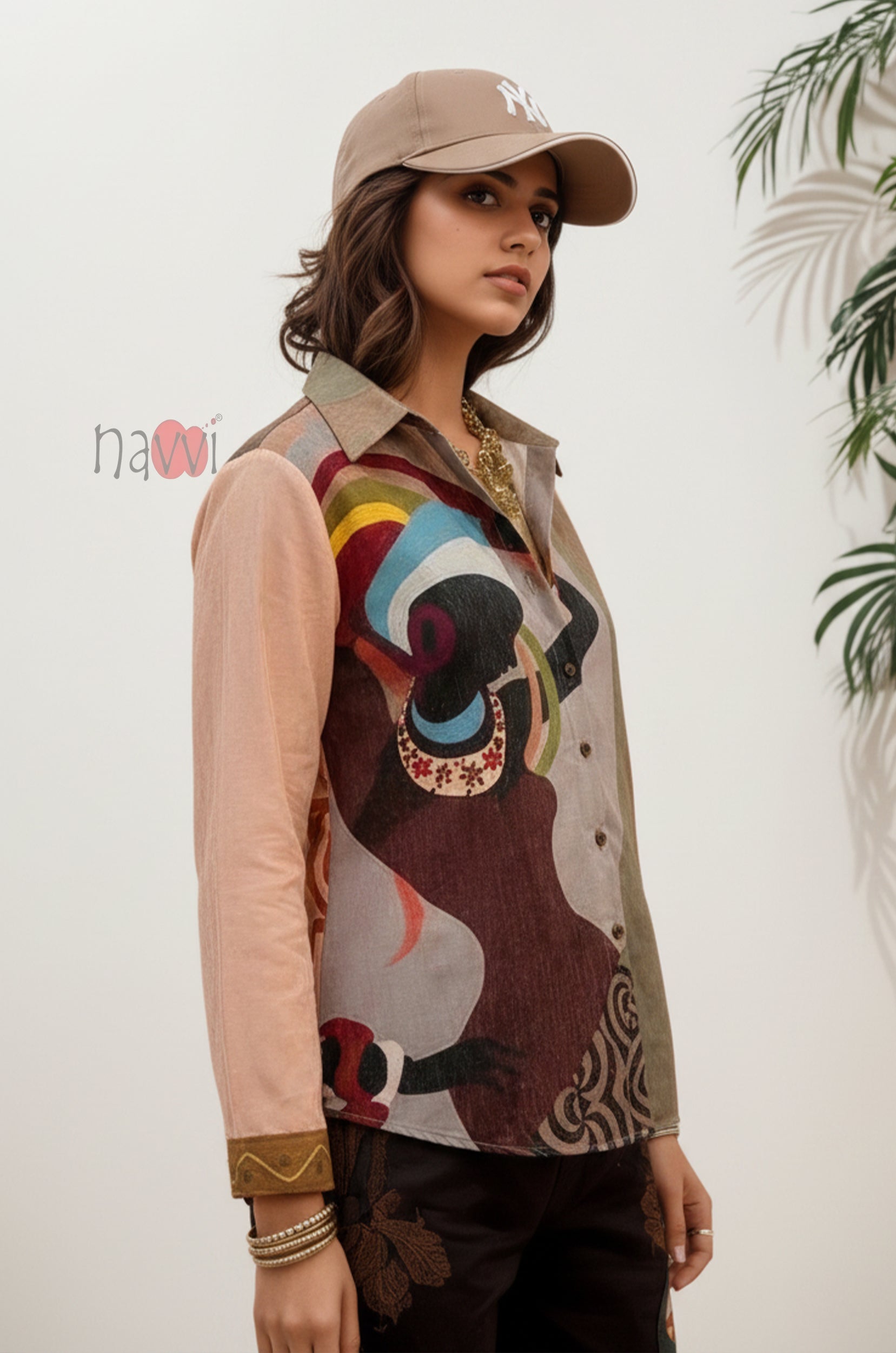 Cultural Fusion Printed Shirt