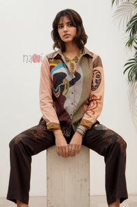 Cultural Fusion Printed Shirt