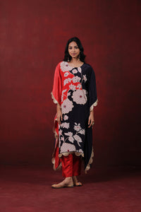 Floral Print Kaftan with Palazzo Pants