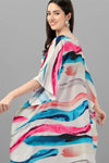 Abstract Swirl Printed Kaftan