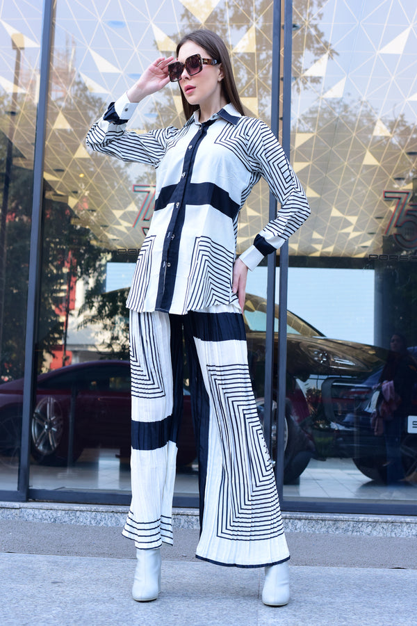 Vertical Stripes Co-ord Set