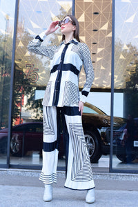 Vertical Stripes Co-ord Set