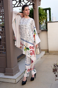 Floral Print Kaftan Co-ord Set