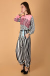 Striped Harem Style Co-ord Set