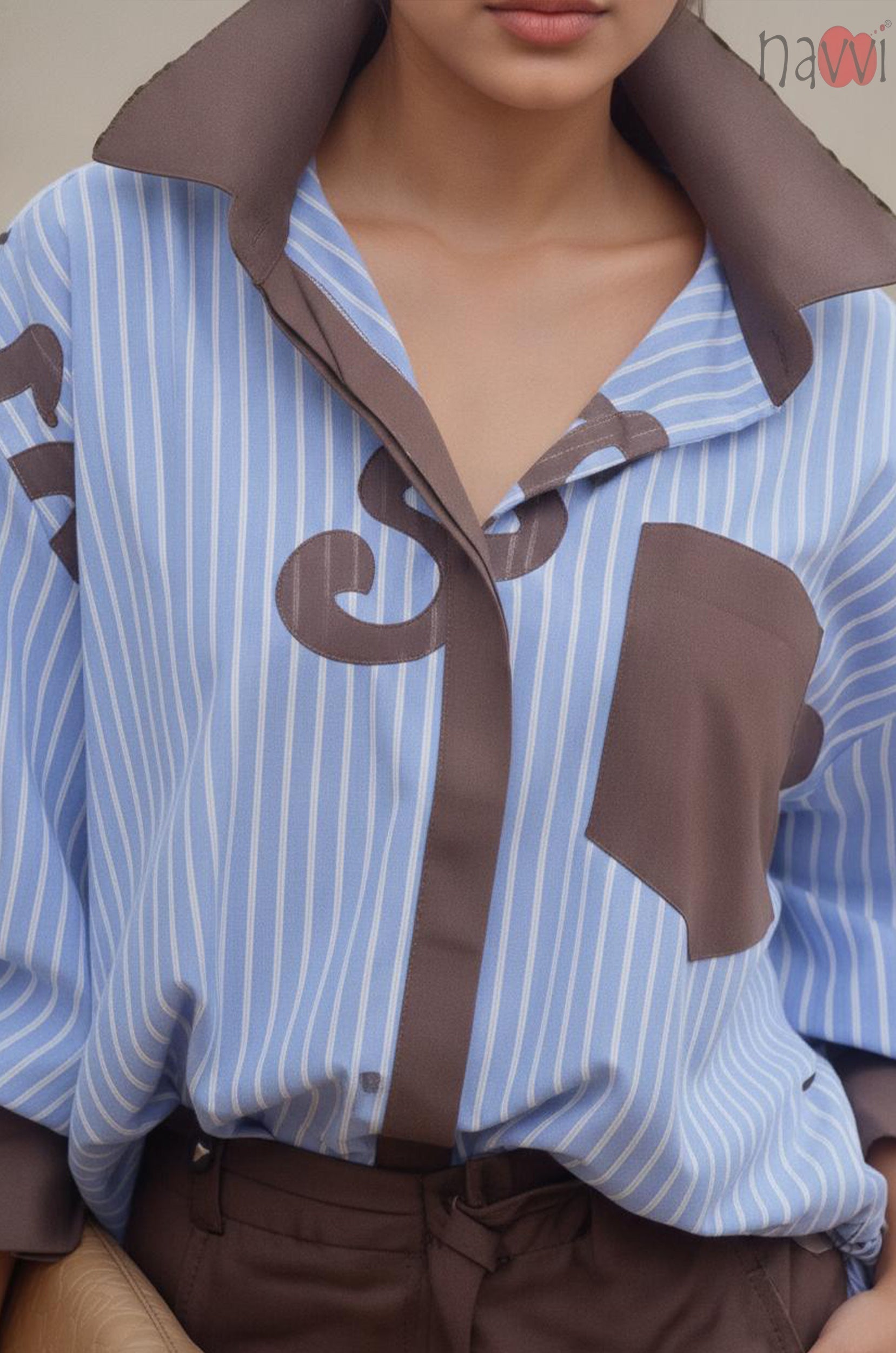 Trendy Striped Free Size Overlay Shirt
