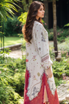 Ivory & Crimson Mughal Print Kurta Set