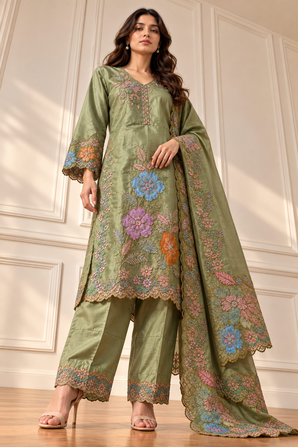 Green Grace Suit Set