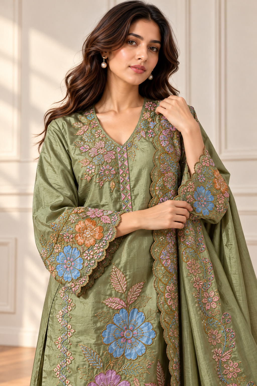 Green Grace Suit Set