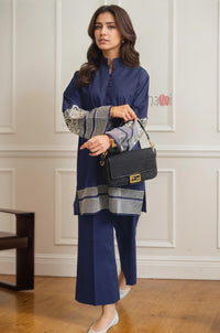 Noir Bloom Pret Embroidery Coord Set