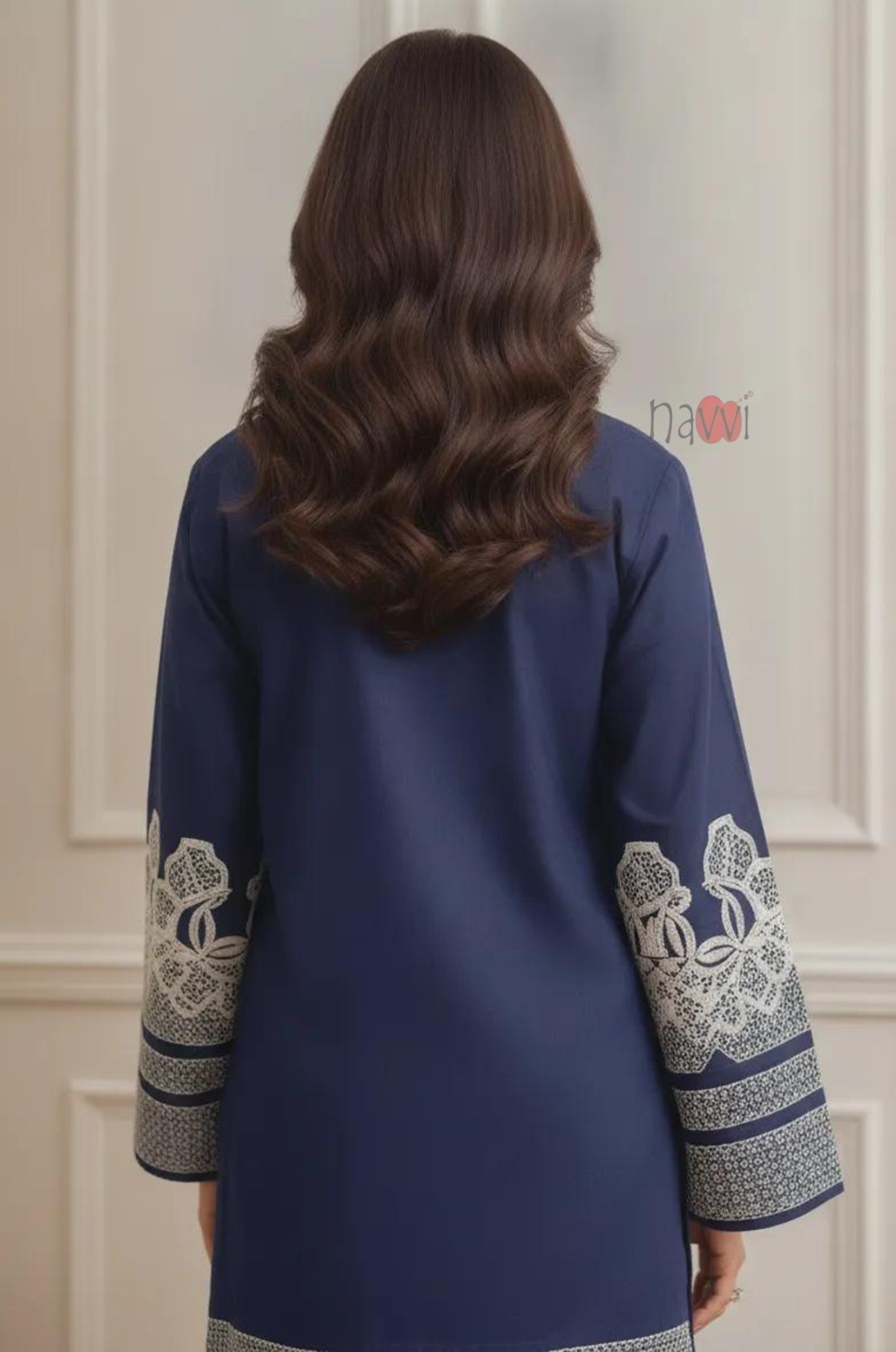 Noir Bloom Pret Embroidery Coord Set