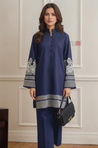 Noir Bloom Pret Embroidery Coord Set