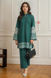 Noir Bloom Pret Embroidery Coord Set