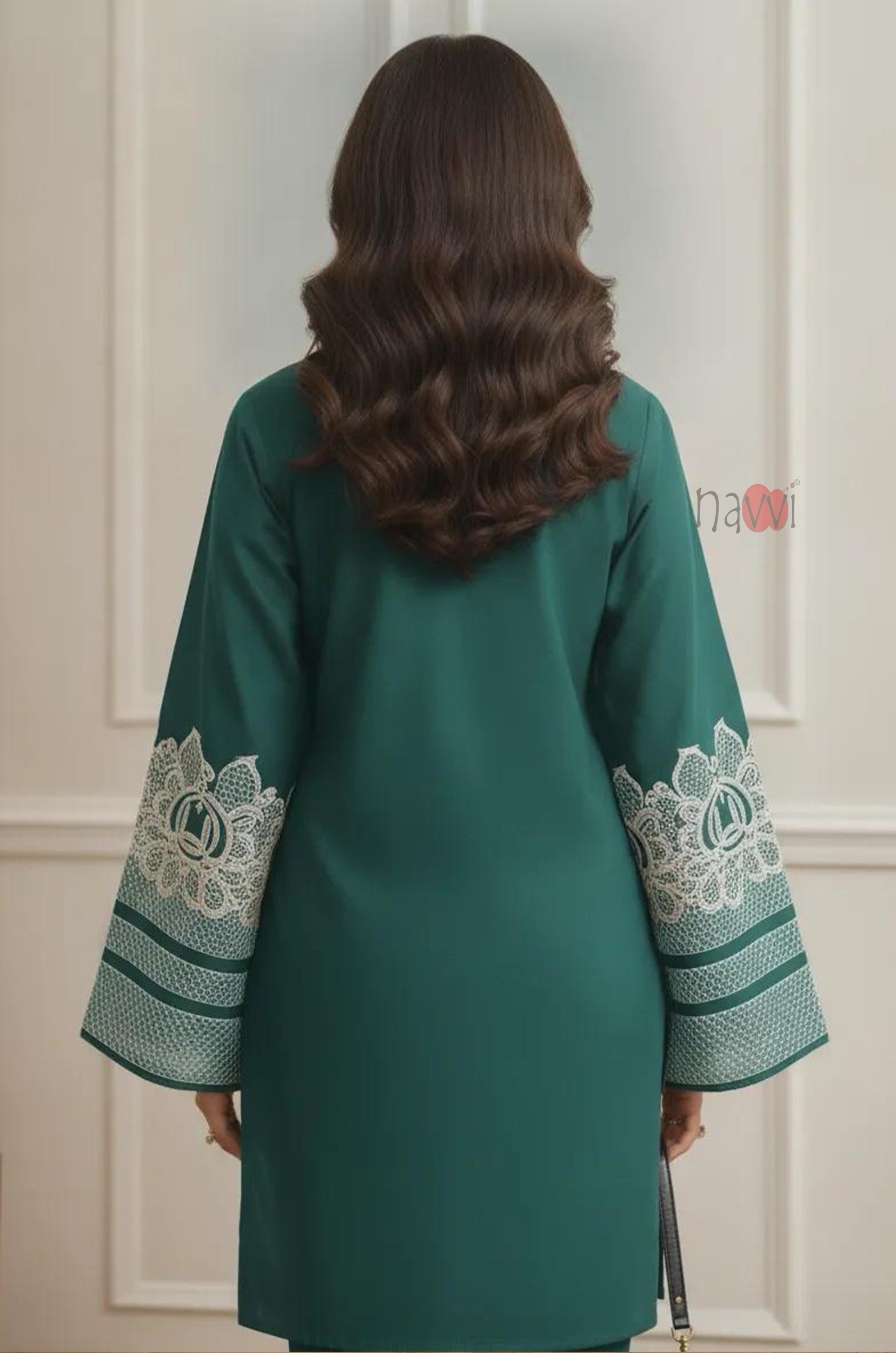 Noir Bloom Pret Embroidery Coord Set
