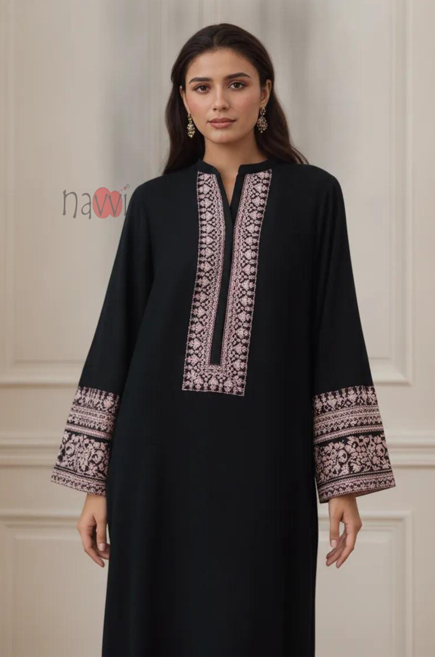 Classic Grace Embroidered Kurta Pant Set