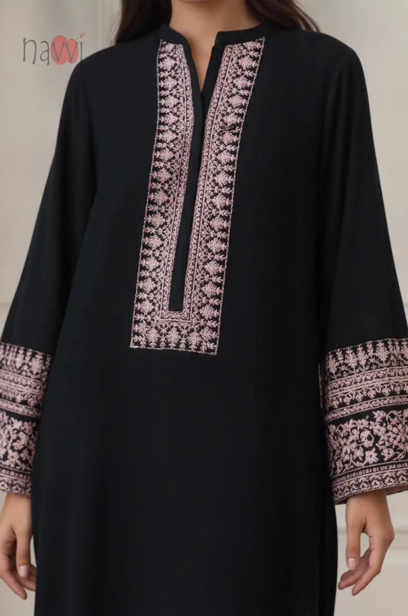 Classic Grace Embroidered Kurta Pant Set