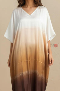 Cloud Silk Minimal Kaftan