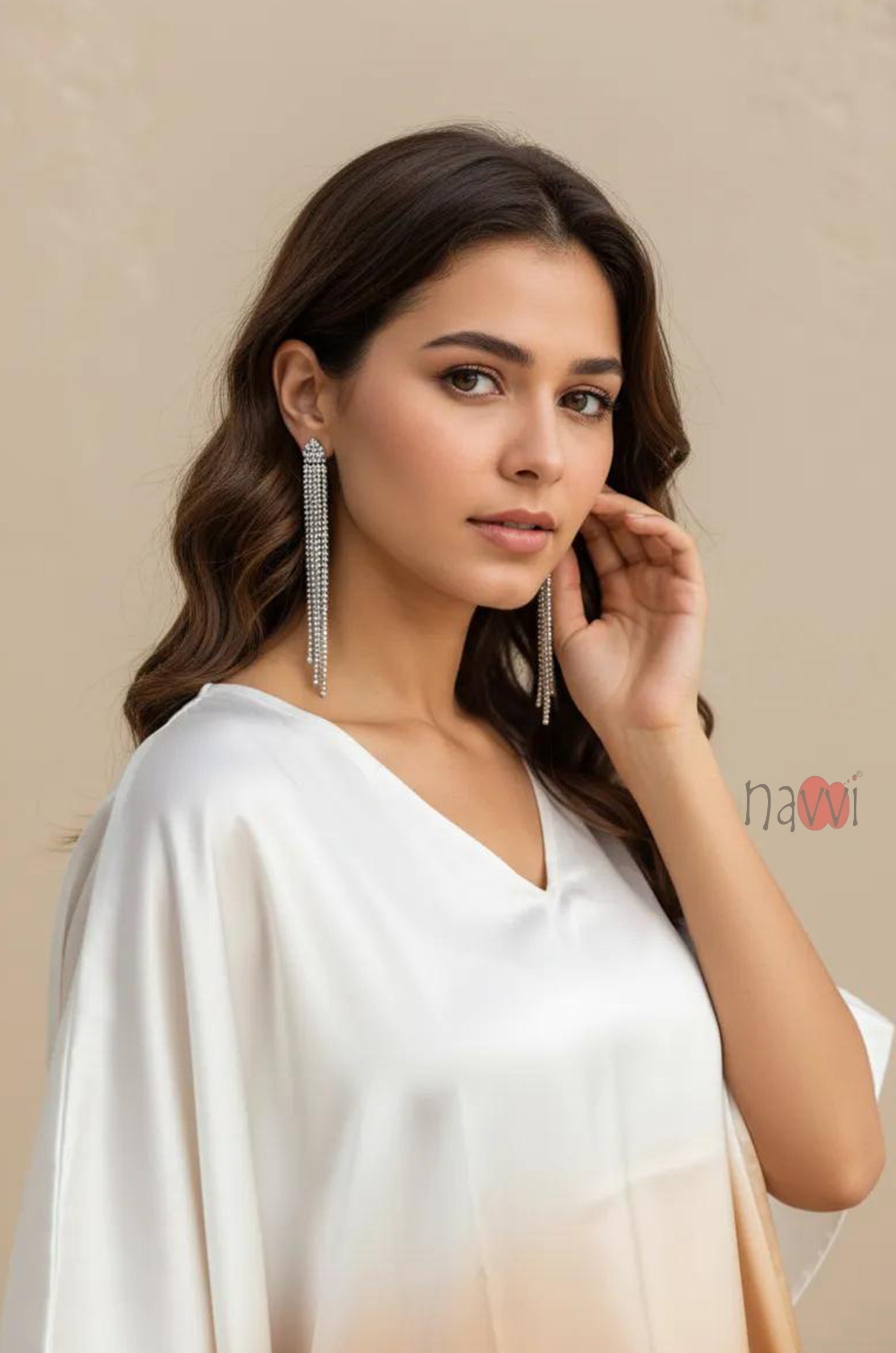 Cloud Silk Minimal Kaftan