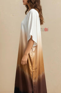 Cloud Silk Minimal Kaftan