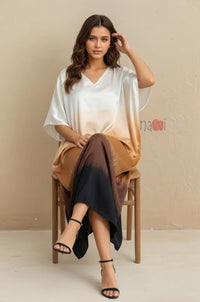 Cloud Silk Minimal Kaftan