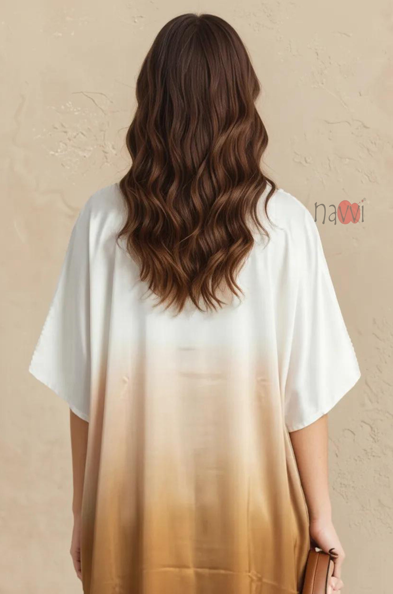 Cloud Silk Minimal Kaftan