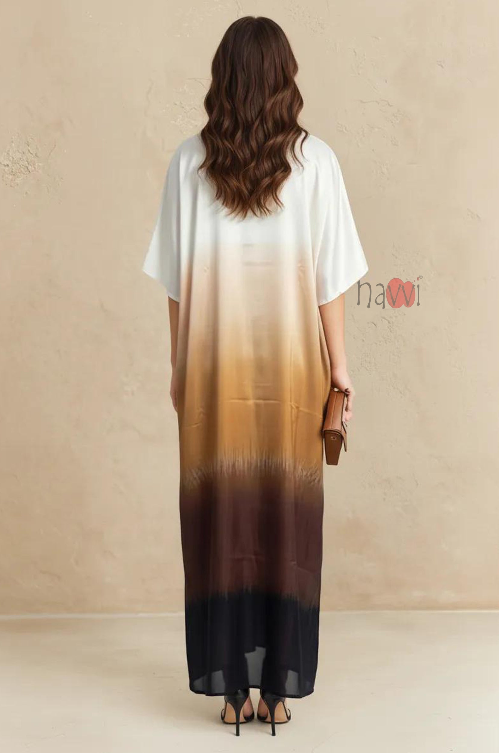Cloud Silk Minimal Kaftan