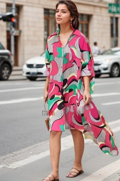 Illuminati Shirt Dress