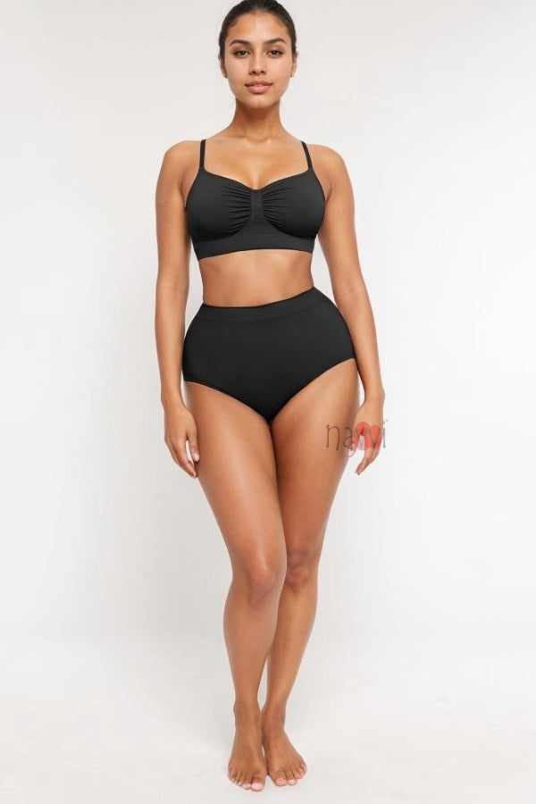 Seamless Supportive Shaping Bra with Adjustable Straps