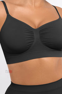 Seamless Supportive Shaping Bra with Adjustable Straps