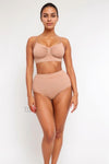 Seamless Supportive Shaping Bra with Adjustable Straps
