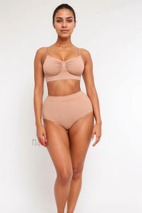 Seamless Supportive Shaping Bra with Adjustable Straps